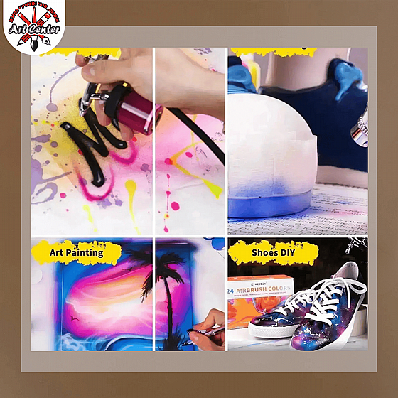 Airbrush Paint Colors Set, 30 ml / 3 oz 60
