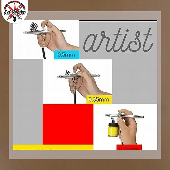 Airbrush Kit with Compressor with 24 Airbrush Paints, 30 ml / 1 oz