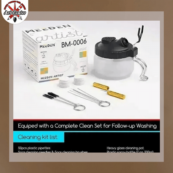 Airbrush Kit with Compressor, 24 Colors