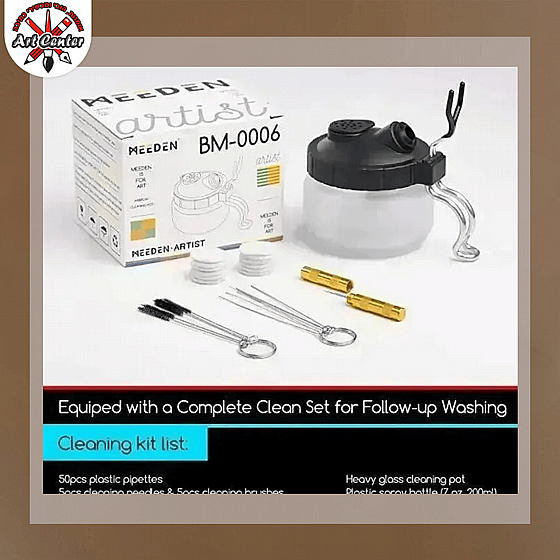 Airbrush Kit with Compressor, 24 Colors