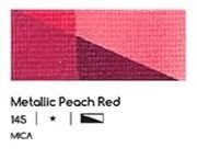145 Metallic Peach Red