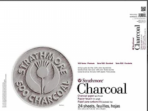Strathmore charcoal בלוק נייר 45.7*61 פחם Strathmore charcoal בלוק נייר 45.7*61 פחם