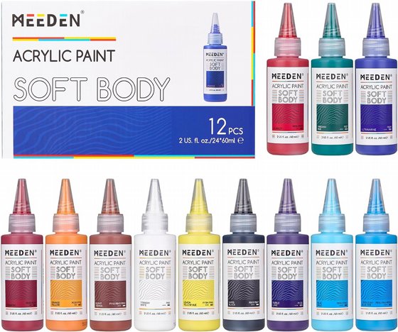 MEEDEN SOFT BODY ACRYLIC ��� ������� ����� ���� �-37 �����, ����� 250 ��