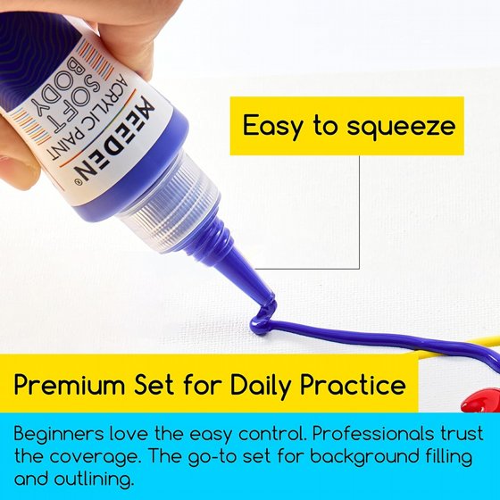 MEEDEN SOFT BODY ACRYLIC ��� ������� ����� 12 ����� 60 �"�